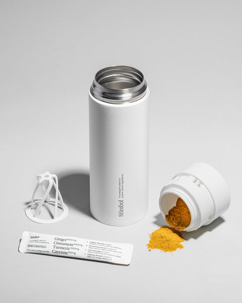 Stimbol (30 x stick packs) and Stimbol Shaker (Chalk)